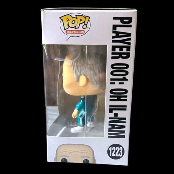 NEW Funko Pop! Vinyl: Player 001: Oh Il-Nam #1223 Squid Game Collectible TV - Picture 2 of 6